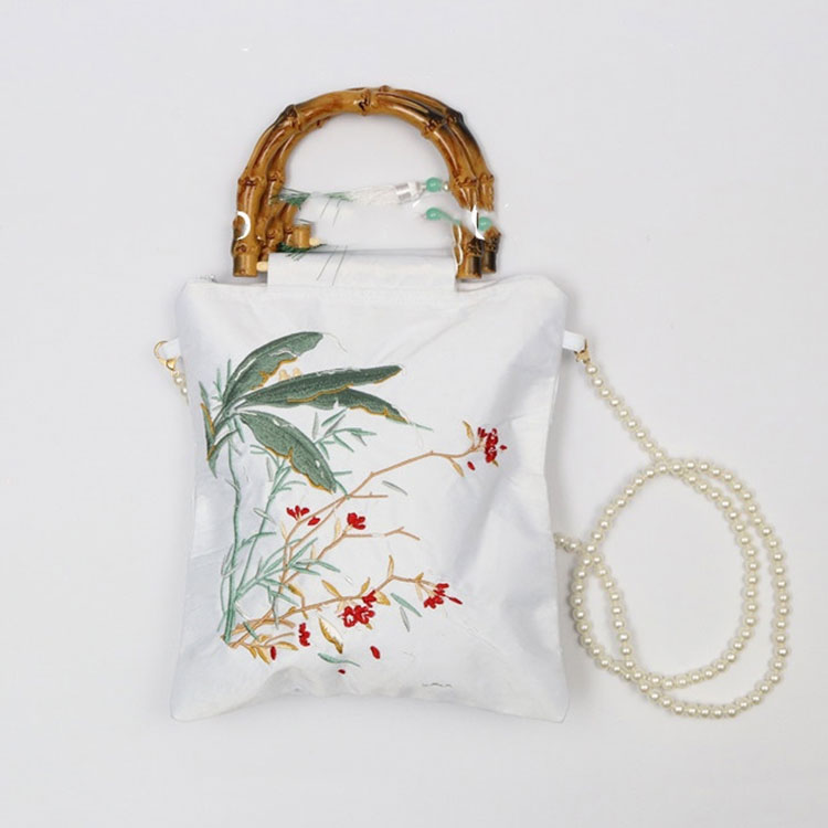 Antik satin handväska produktionsprocess